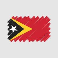 Oost-Timor vlag vector. nationale vlag vector