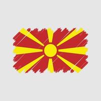 Noord-Macedonië vlag vector. nationale vlag vector