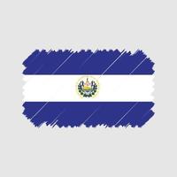 el salvador vlag borstel vector. nationale vlag vector