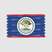 belize vlag borstel. nationale vlag vector