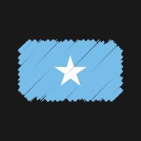 Somalië vlag borstel vector. nationale vlag vector