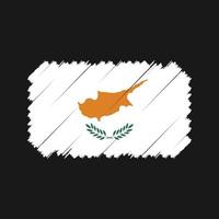 cyprus vlag borstel vector. nationale vlag vector