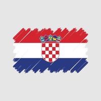 Kroatië vlag vector. nationale vlag vector