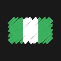 nigeria vlag vector. nationale vlag vector