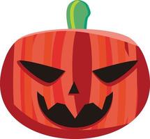 pompoen tekenfilm illustratie vector voor halloween enz