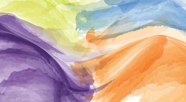 kleurrijk waterverf plons achtergrond met elegant kleur vector