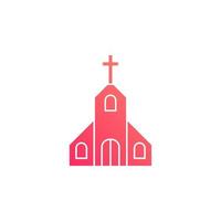 kerk icoon vector voor website symbool icoon presentatie