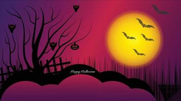 halloween achtergrond vrij vector illustratie