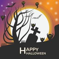 halloween achtergrond vrij vector illustratie
