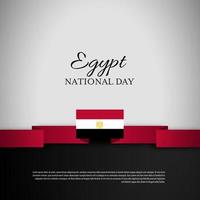 Egypte nationaal dag. banier, groet kaart, folder ontwerp. poster sjabloon ontwerp vector