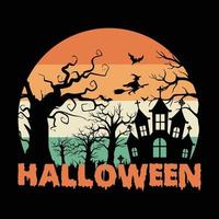 halloween t-shirt ontwerp vector