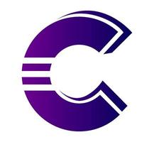 c logo, kleurrijk hoofdstad brief c logo icoon voor uw branding ontwerp project. hoofdletters meetkundig logo vlak ontwerp. vector