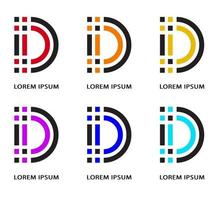 d logo. hoofdstad brief d logo icoon voor uw branding ontwerp vector