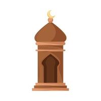 Islam tempel gebouw vector