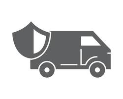 levering vrachtauto veiligheid vector