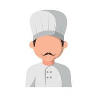 chef Mens beroep vector