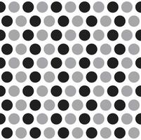 schattig zwart wit grijs stip cirkel ronde gebied abstract vorm element katoenen stof geruit Schotse ruit plaid Scott patroon illustratie omhulsel papier, picknick mat, tafelkleed, kleding stof achtergrond vector