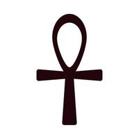 ankh Egyptische kruis vector