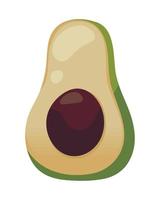 avocado eten icoon vector