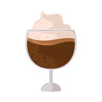 koffie milkshake icoon vector
