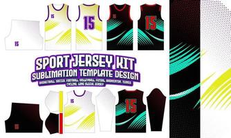 sport Jersey het drukken ontwerp patroon 108 sublimatie voetbal Amerikaans voetbal badminton vector