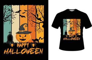 halloween modieus grafiek t-shirt ontwerp vector