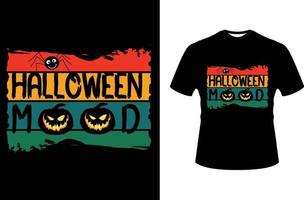 halloween modieus grafiek t-shirt ontwerp vector