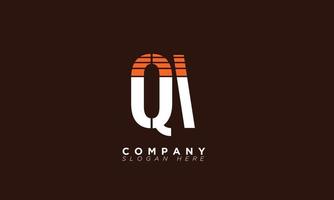 qi alfabet brieven initialen monogram logo q en ik vector