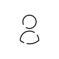 geslacht, teken, mannelijk, vrouw, Rechtdoor stippel lijn icoon vector illustratie logo sjabloon. geschikt voor veel doeleinden.