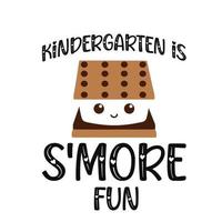 kleuterschool is s'more pret vector