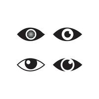 oog icoon vector illustratie symbool ontwerp