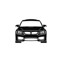 auto silhouet logo sjabloon vector