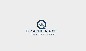 q logo ontwerp sjabloon vector grafische branding element.