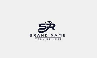 sr logo ontwerp sjabloon vector grafisch branding element.
