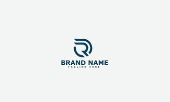 r logo ontwerp sjabloon vector grafische branding element.