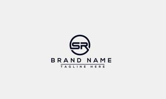 sr logo ontwerp sjabloon vector grafisch branding element.