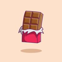 heerlijk chocola bar vector