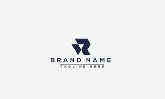 r logo ontwerp sjabloon vector grafische branding element.