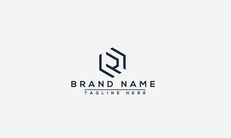 r logo ontwerp sjabloon vector grafische branding element.