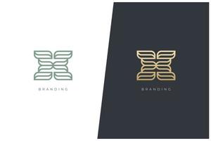 X brief logo vector concept icoon handelsmerk. universeel X logotype merk