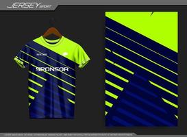 Jersey sport- t-shirt. voetbal Jersey voor voetbal club. geschikt voor Jersey, achtergrond, poster, enz. vector