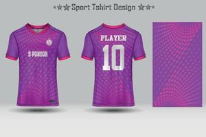 Amerikaans voetbal sport Jersey mockup abstract meetkundig patroon t-shirt ontwerp vector