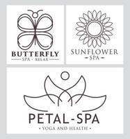 reeks spa badges vector