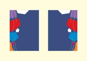 Hoes creatief ontwerp. abstract vector sjabloon voor achtergrond, brochure, poster of digitaal afdrukken.