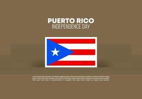 puerto rico onafhankelijkheid dag achtergrond Aan juli 4. vector