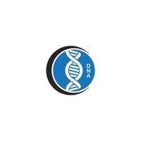 menselijk dna genetica logo vector