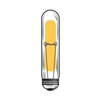 LED lamp elektriciteit vector