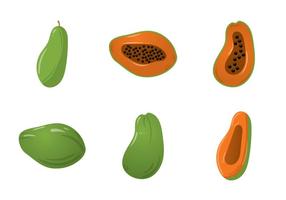 Gratis Papaya Vector Illustratie