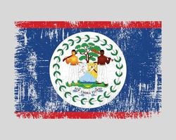 vlag van belize vector