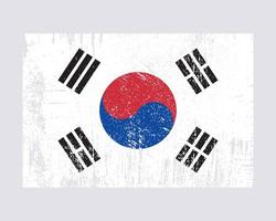 vlag van zuid-korea vector